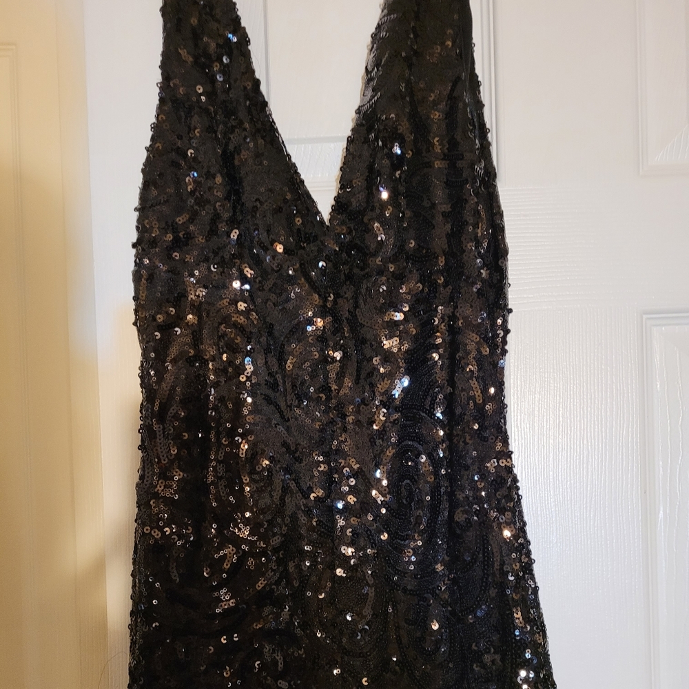 Sequined Maxi Dress